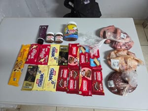 Segurança abordou a suspeita, mulher alegou ter agido por necessidade. Foto: Polícia Civil